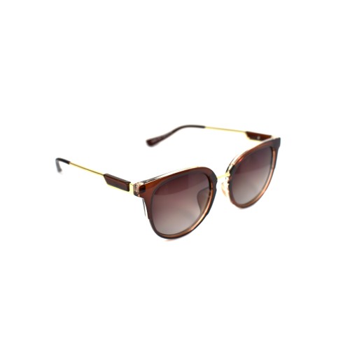 Holly Brown Ladies Polarzied Gold Detailing Cateye